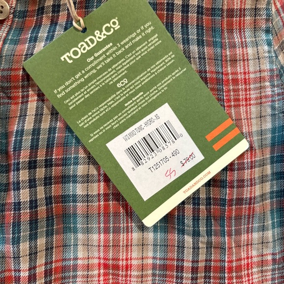 Toad & co mixologist plaid tunic - Picture 5 of 7